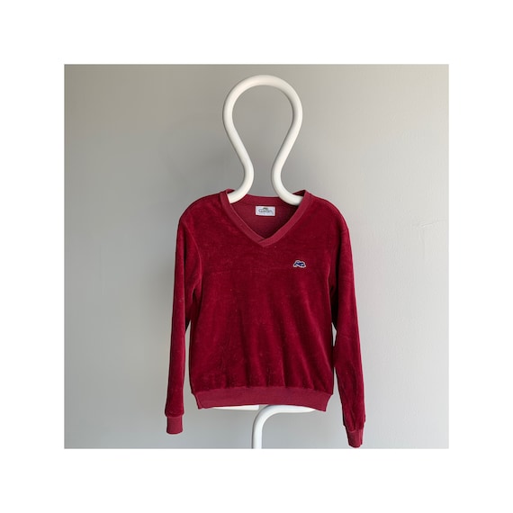 Vintage 80s Garan Velour Sweatshirt