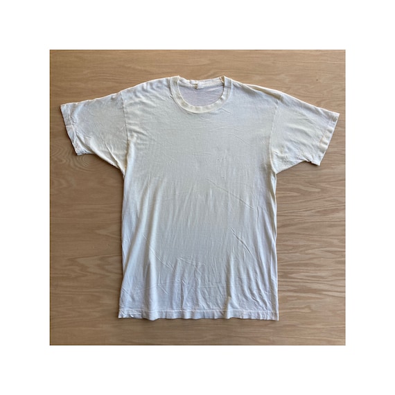 Vintage 90s Blank White T-Shirt