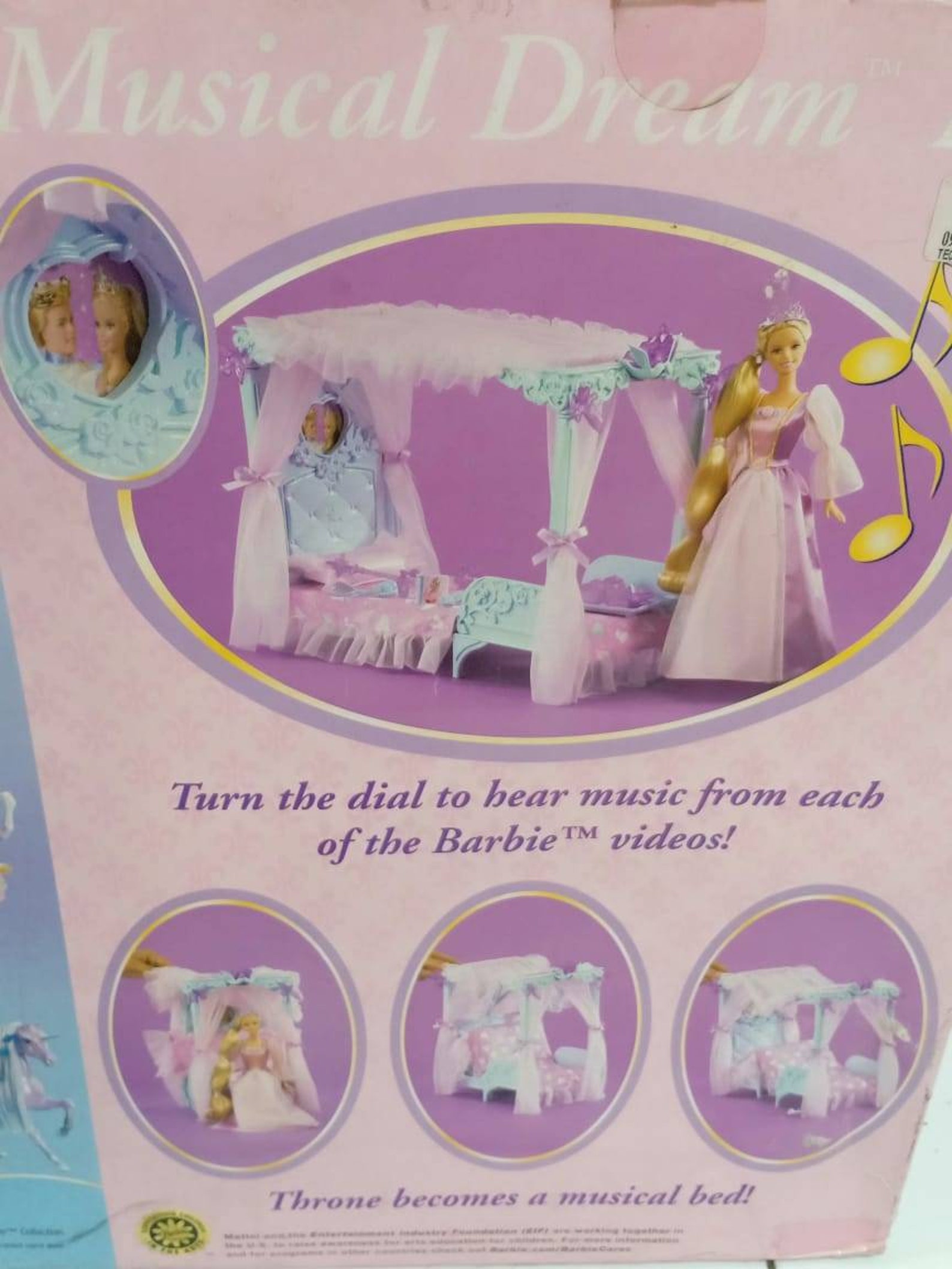 Barbie Musical Dream Bed Rapunzel Mattel | Etsy