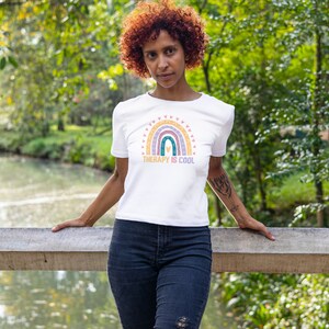 therapy is cool therapist therapy mental health t shirt