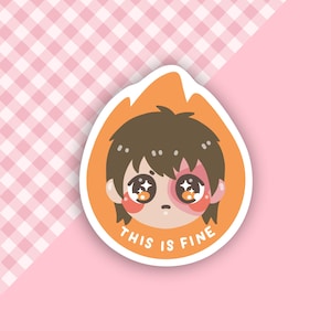This is Fine Vinyl Sticker
