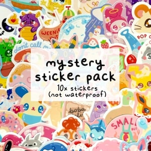 Mystery Sticker Pack l 10x Vinyl Stickers