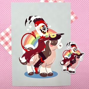 Devil Boss Art Print- 5&quot; x 7” Art Print