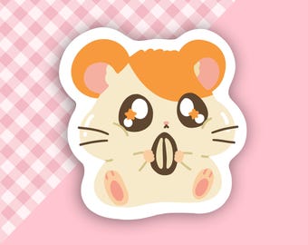 Cute Hamster Vinyl Sticker l Kawaii Stickers