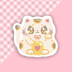 Lucky Cat Vinyl Sticker