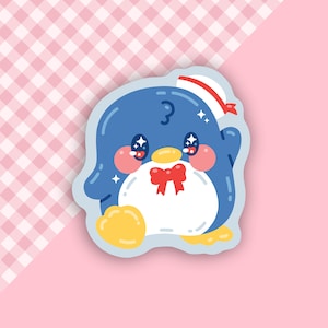 Tuxedo Penguin Vinyl Sticker