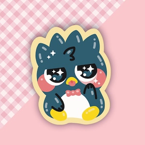 Pegatina de pingüino lindo l Pegatina de vinilo japonesa kawaii