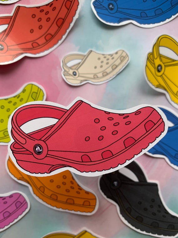 Croc Sticker Crocs Lover Sticker Crocs Addict Multiple Etsy