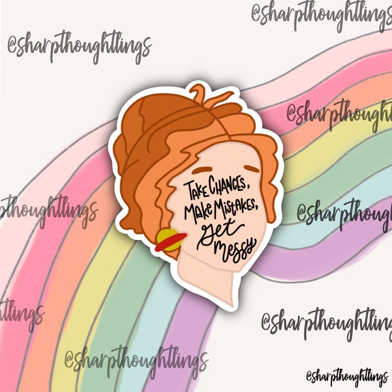 Ms. Frizzle Sticker | The Magic School Bus Sticker | Teacher Stickers | Educator Sticker | MSB Sticker | Ms. Frizzle | Water Resistant image 2