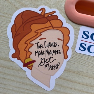Ms. Frizzle Sticker | The Magic School Bus Sticker | Teacher Stickers | Educator Sticker | MSB Sticker | Ms. Frizzle | Water Resistant image 4