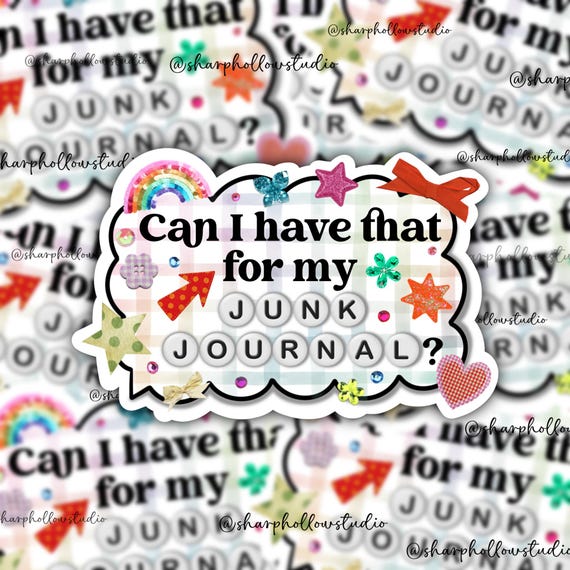Can I have that for my Junk Journal Sticker | Junk Journal | Scrapbooking | Journaling Crafts | Ephemera | Trendy Hobbies | Crafty Girls |