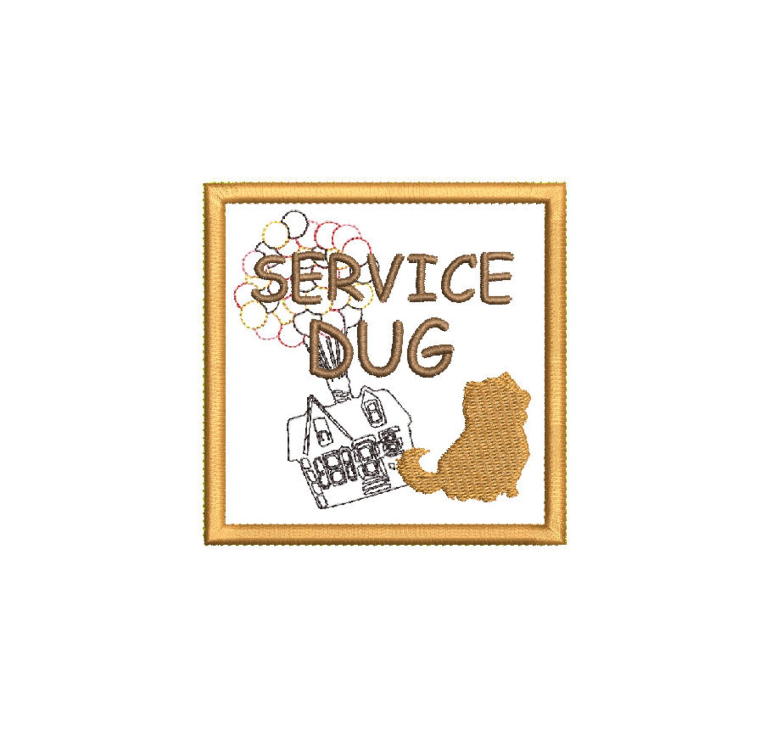 Funny Dog Service Dog Patch Etsy UK