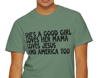 She's A Good Girl Lyrics T-shirt: Classic Rock Music Tee