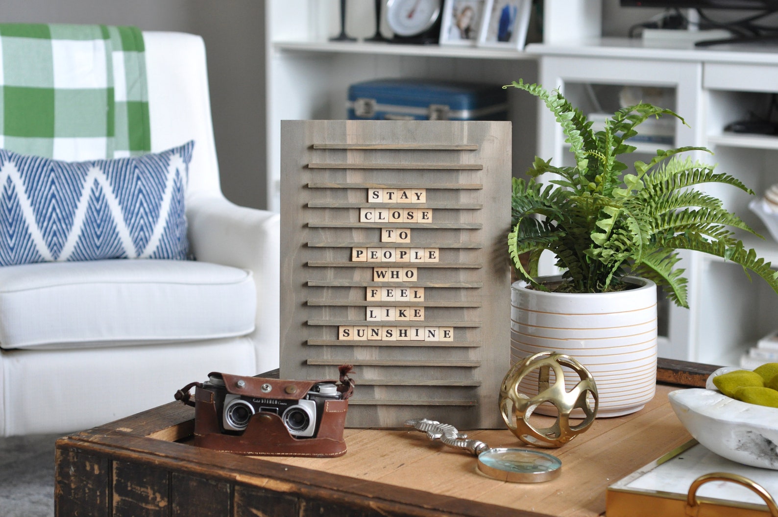 Letter Board Message Board Letter Board with Tiles Etsy