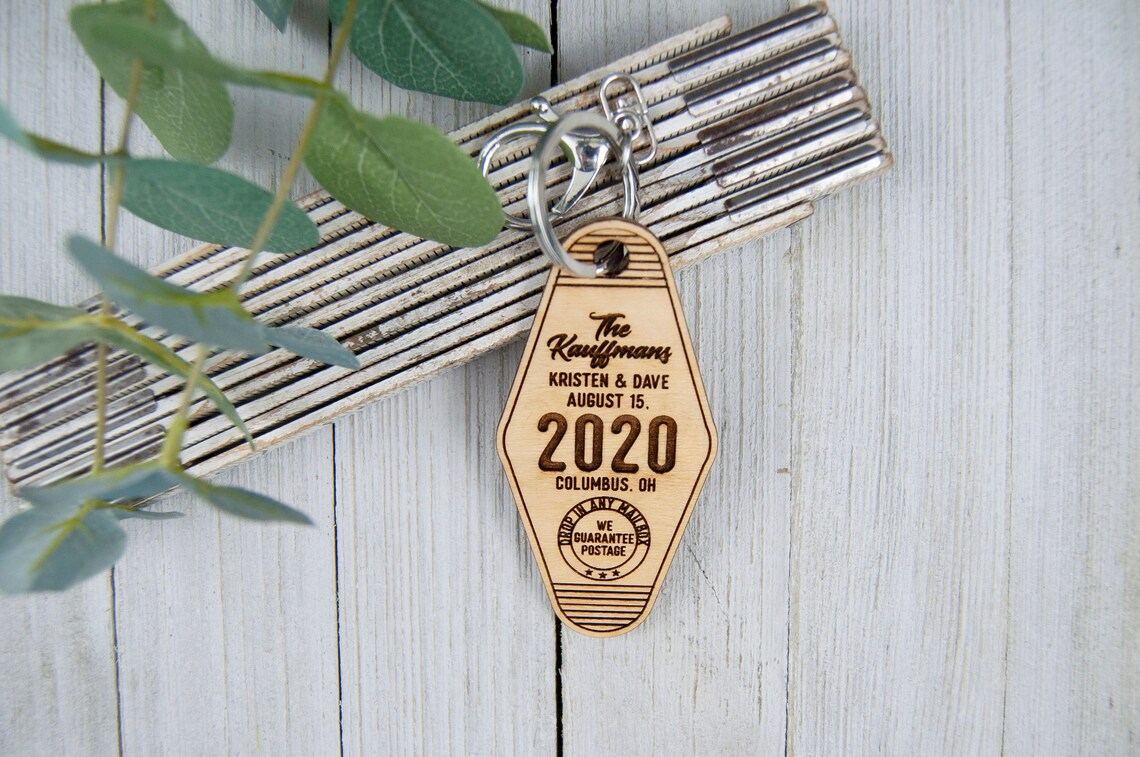 Vintage Style Keychain Vintage Hotel Keychain 3.5 Etsy