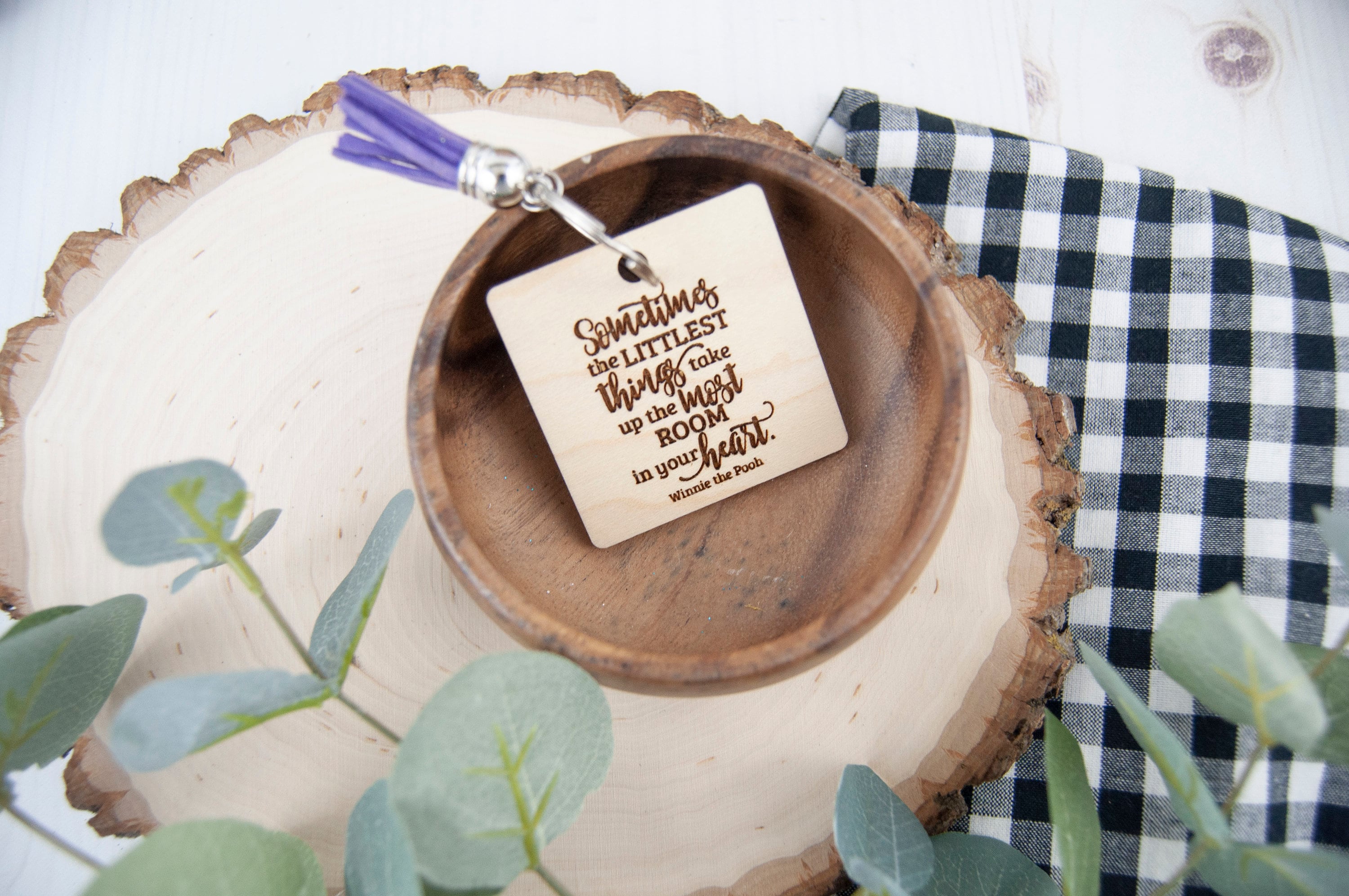 Custom Keychain Funny Saying Keychain 2x2 Wood Etsy