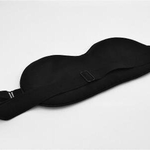 large adjustable 100% silk eye mask for men and women, comfortable super soft, with adjustable strap. image 3