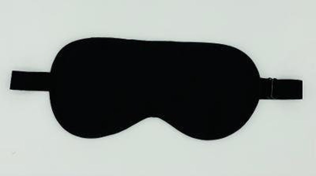 Large Adjustable 100 Silk Eye Mask for Men and Women, Comfortable