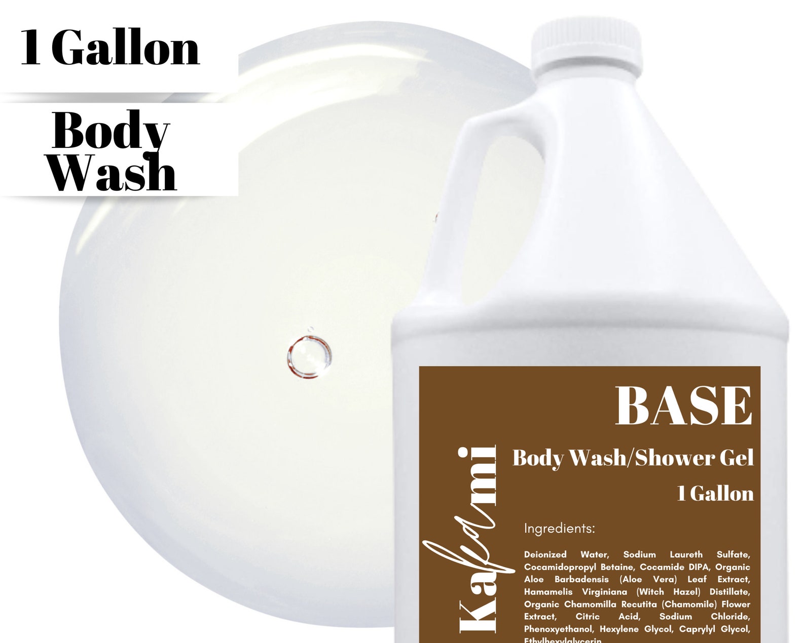 SAMPLE BULK Shower Gel Base Body Wash BASE 1 Gallon Etsy