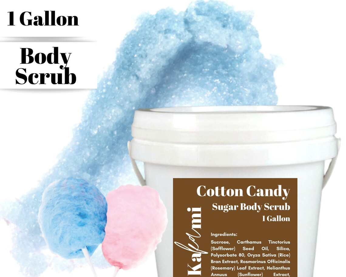 BULK Cotton Candy Sugar Body Scrub Bulk Glowing Skin Sugar Etsy