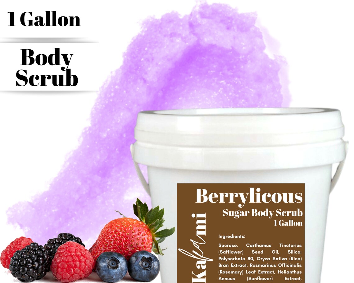 BULK Berrylicious Sugar Body Scrub Wholesale Glowing Skin Etsy