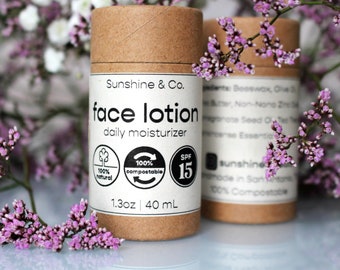 Face Lotion  |  Natural Skincare  |  Zero-Waste