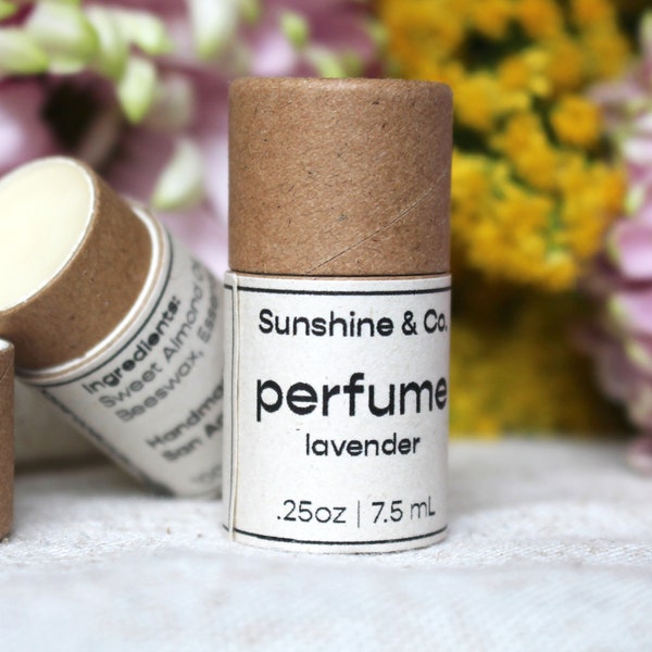 Solid Perfume | Clean Ingredients | Eco-Friendly  |  Biodegradable Packaging