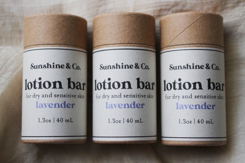 Solid Lotion Clean Ingredients Ecofriendly Etsy