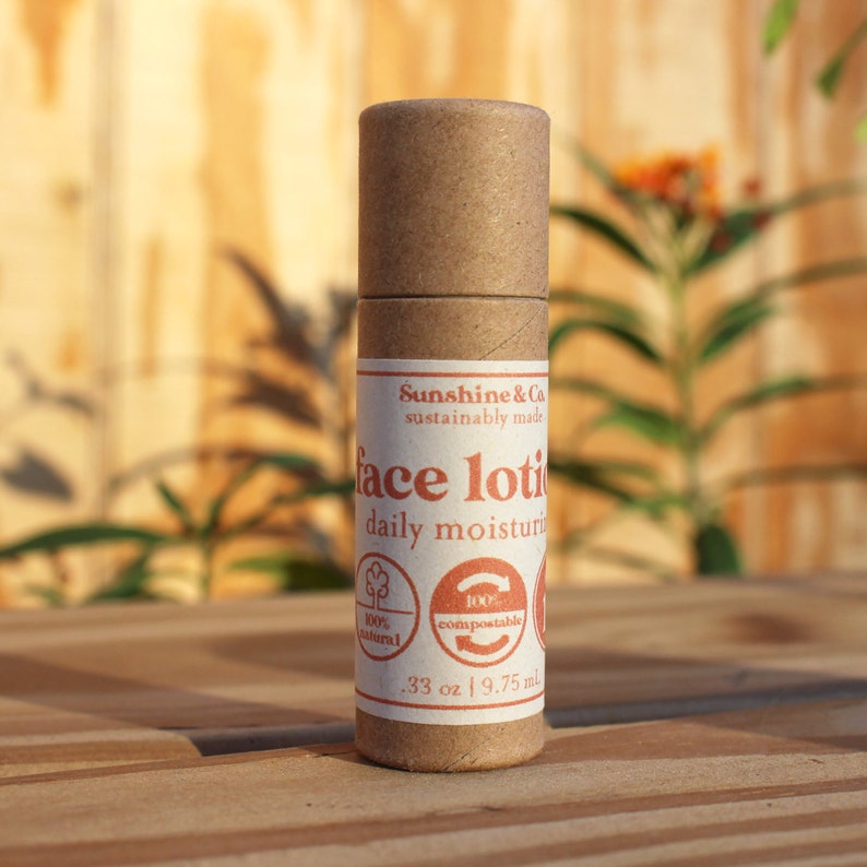 Natural Face Lotion Clean Ingredients EcoFriendly Etsy