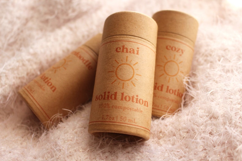 Solid Lotion Clean ingredients EcoFriendly Etsy