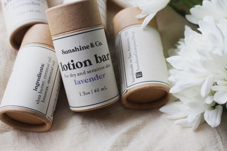 Solid Lotion Clean Ingredients Ecofriendly Etsy