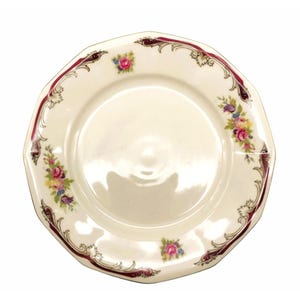 Czech Porcelain Dessert Plates Haas and Czjzek Set (6) Schlaggenwald 1930