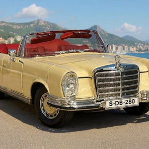 Mercedes 280 Se Diecast Model - Etsy