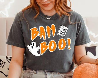 Halloween Mahjong PNG, Bam Boo Mahj Summerween Shirt Design, Sublimationsdesign (Digitaler Download)