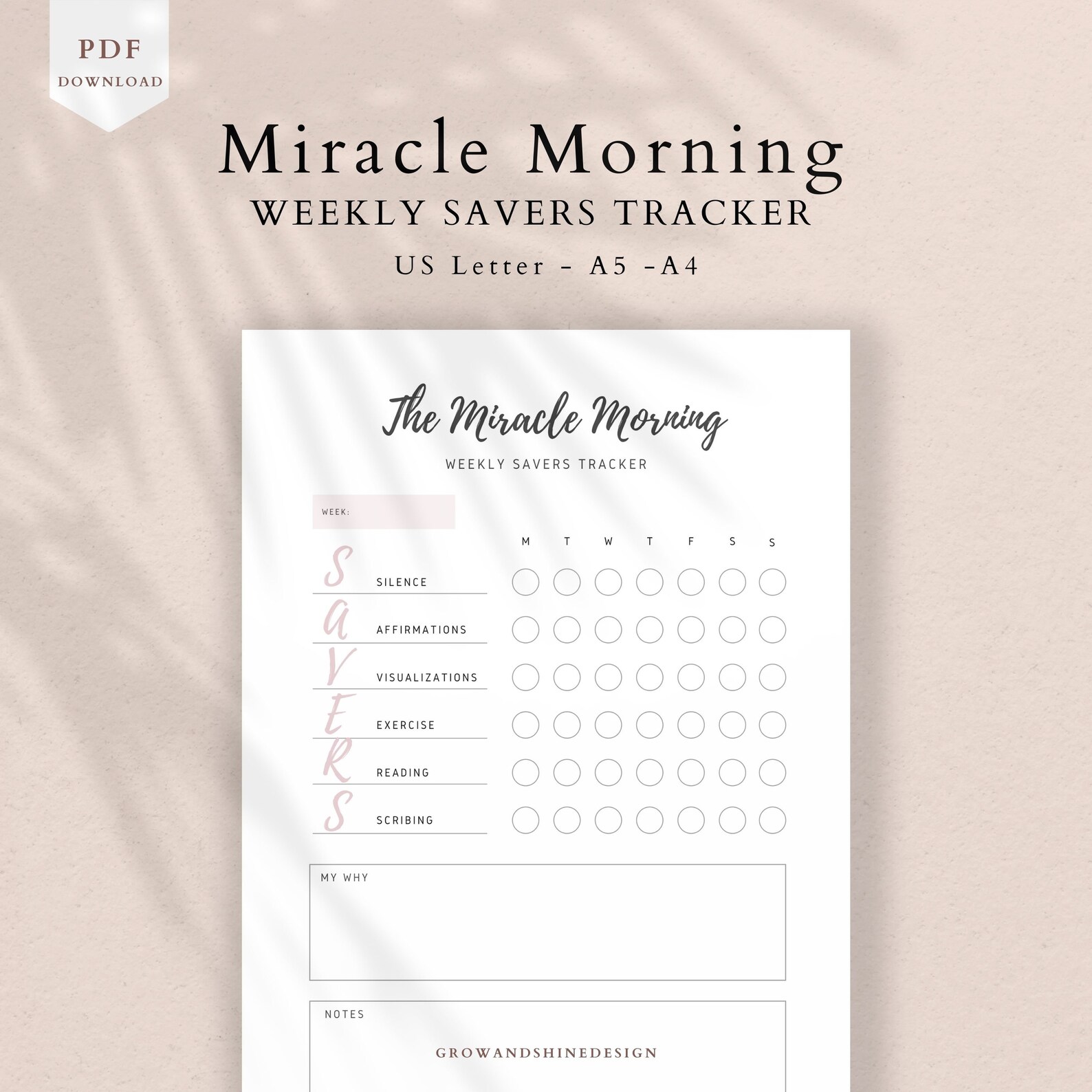 weekly-miracle-morning-tracker-the-miracle-morning-routine-etsy
