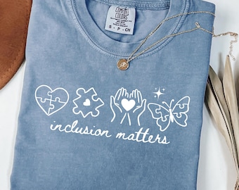 Inclusion PNG, Inclusion Matters Autism Awareness Shirt Design (Digital Download)