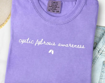 Cystic Fibrosis Awareness PNG, CF Butterfly Lungs Shirt Design (Digital Download)