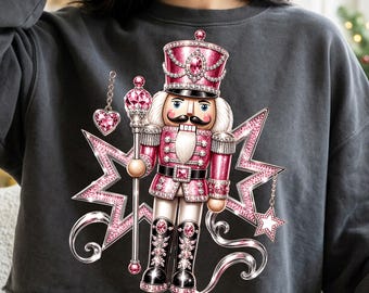 Glam Nutcracker PNG, Christmas Boujee PNG, Bling Nutcracker Graphic, Xmas Sublimation Design (Digital Download)