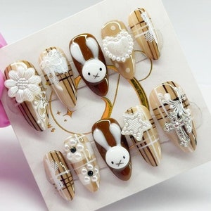 Coffee Date | Miffy Nails | Anime Nails | Nostalgia Nails | 2000s Japanese Nails