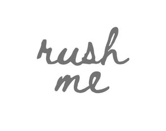 RUSH ME | *NOTE: Not Valid As Part Of 15% Off Sale* CreatureClaws Upgrade | Faster Processing Time | Add On Option | Press On Nails