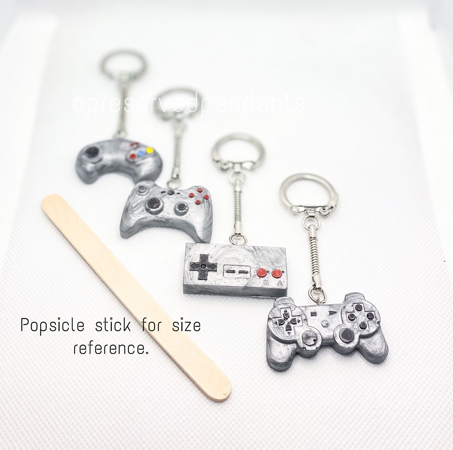 Gamer Keychains Resin Keychain Video Game Keychain Gamer Etsy