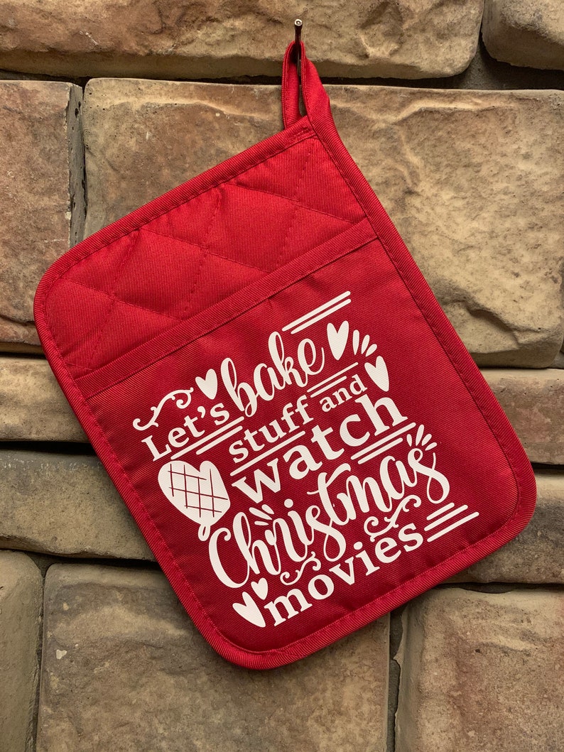 Christmas Pot Holders Custom Personalized Hot Pads Custom Etsy