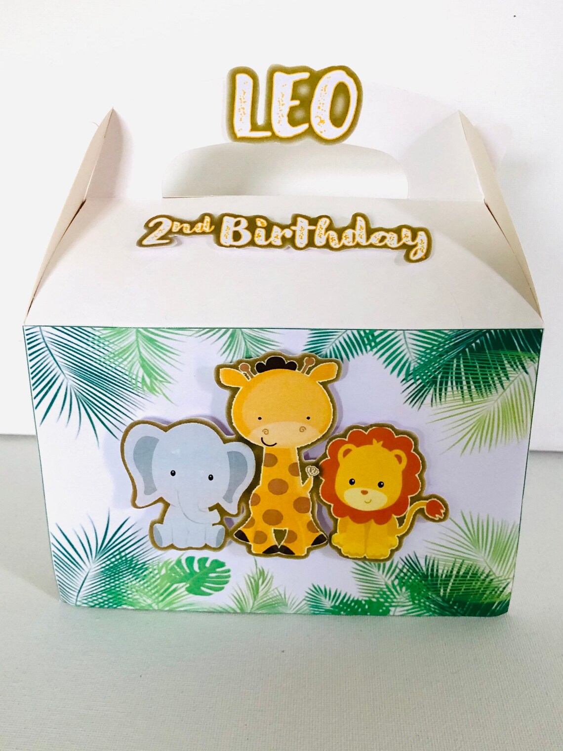 Jungle Favour Boxes / Birthday Kit / Jungle Theme Decorations Etsy