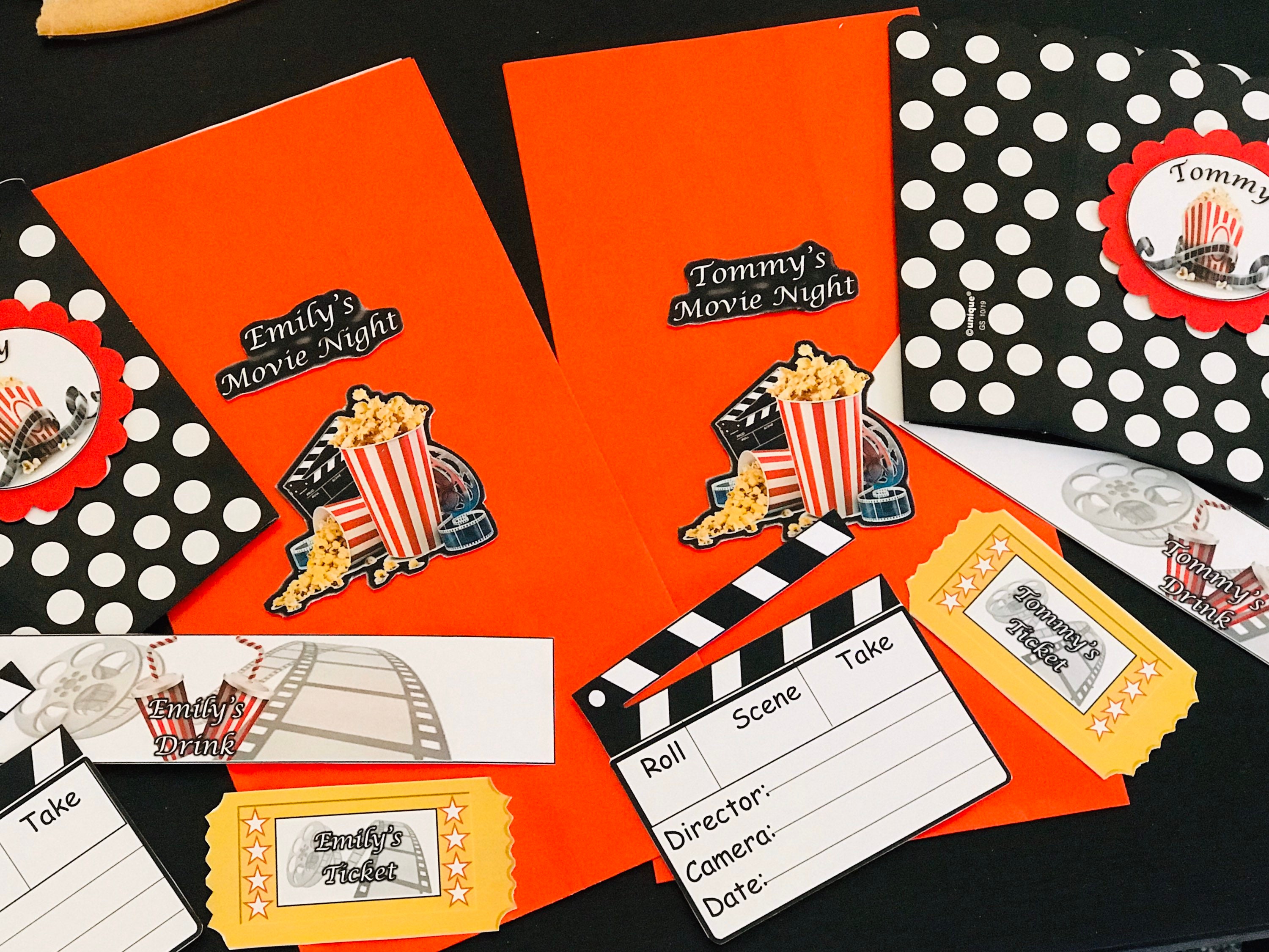 Movie Night Kit, Cinema Kit, Movie Kit, Movie Party, Cinema Party , Popcorn , Movie Decorations