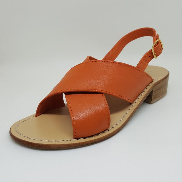 Handmade women's sandals handmade with quality materials: real leather and real leather 100% Made in Italy Handmade Sandals for Woman