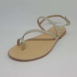 Handmade women&#39;s sandals handmade with quality materials: real leather and real leather 100% Made in Italy Handmade Sandals for Woman