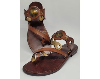 Handmade women's sandals handmade with quality materials: real leather and real leather 100% Made in Italy Handmade Sandals for Woman