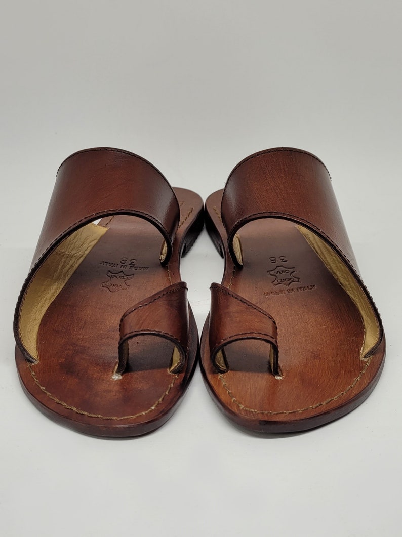 Handmade women's sandals made with quality materials: genuine leather and genuine leather 100% Made in Italy Handmade Sandals for Women image 2