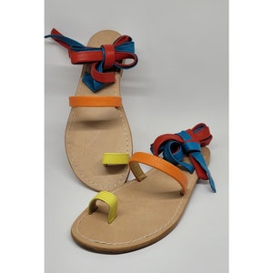 Handmade women&#39;s sandals handmade with quality materials: real leather and real leather 100% Made in Italy Handmade Sandals for Woman