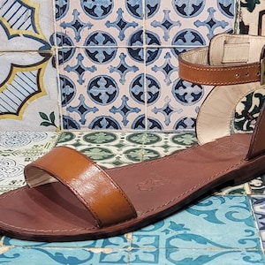 Handmade women's sandals made with quality materials: genuine leather and genuine leather 100% Made in Italy Handmade Sandals for Women